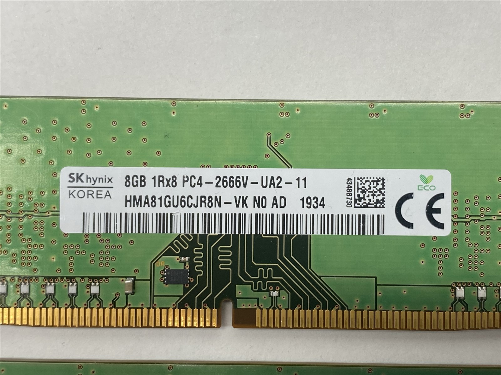 Hynix HMA81GU6CJR8N-VK 32GB (4*8GB) PC4-21300 DDR4-2666MHz Desktop Memory RAM