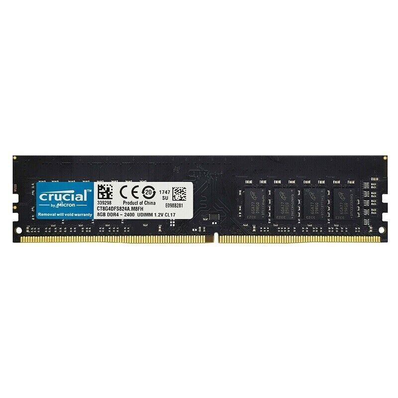 Crucial DDR4 4GB 8GB 16GB 2133 PC4-17000 288pins Desktop Memory Dimm Ram 1.2V