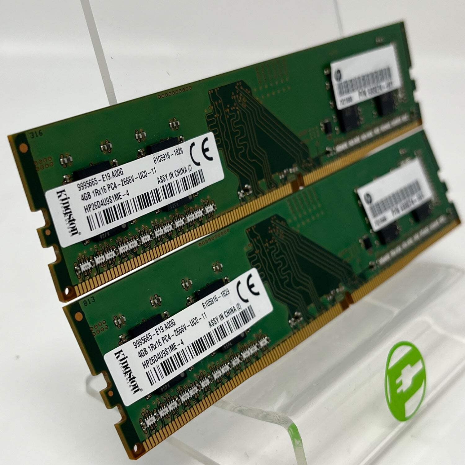 Kingston PC4-2666V 8GB (2x4GB) RAM DDR4 2666MHz