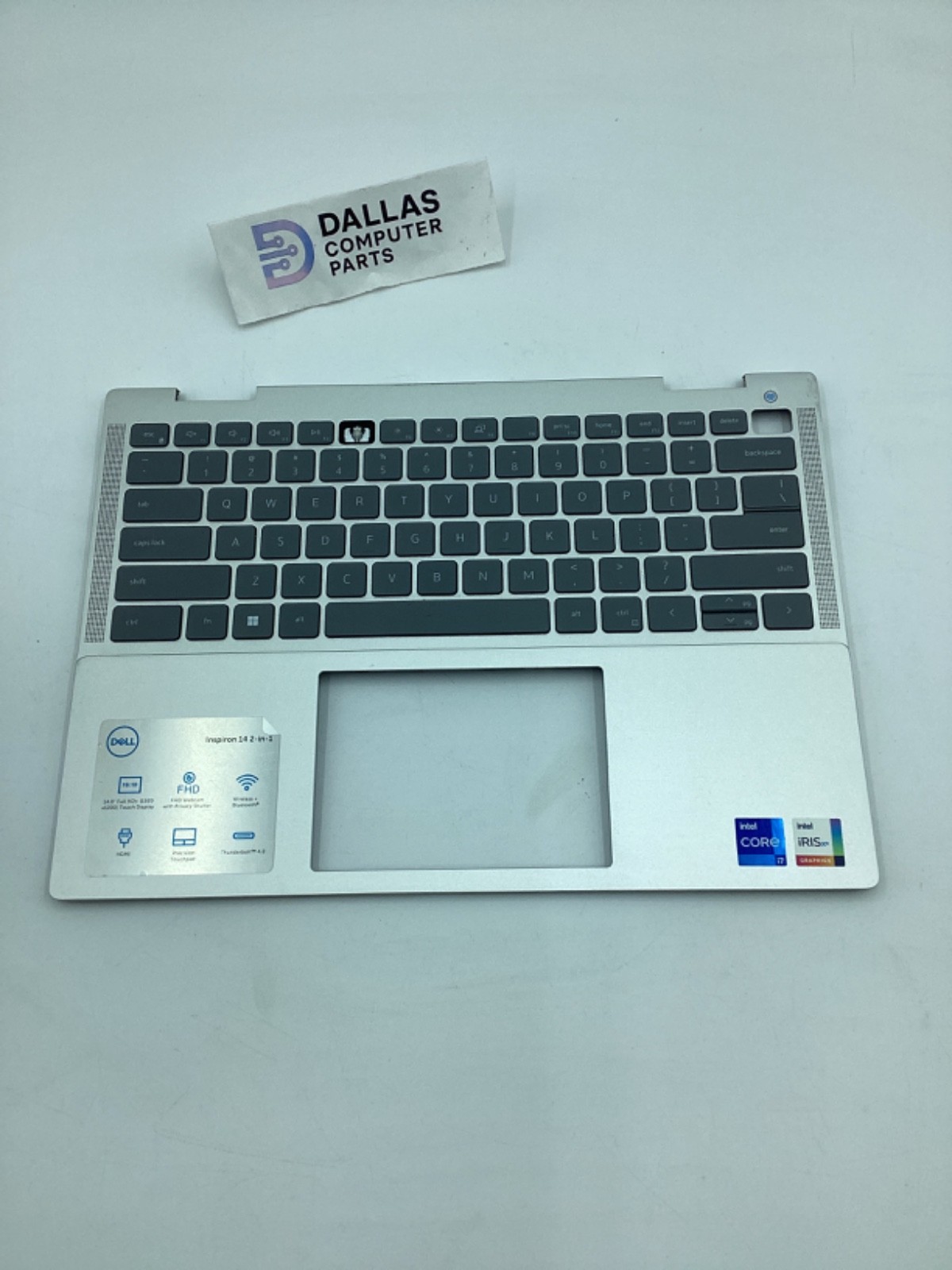 For Dell Inspiron 14 7430 2-in-1 Palmrest Backlit Keyboard MF0F1 0MF0F1 PR25