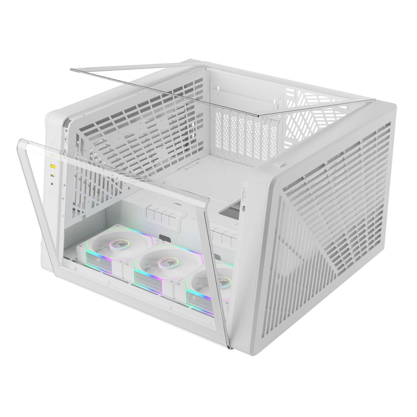 GAMDIAS NESO P1 BR PC RED Aquarium Case Supports Liquid Cooling 420 FULL Tower