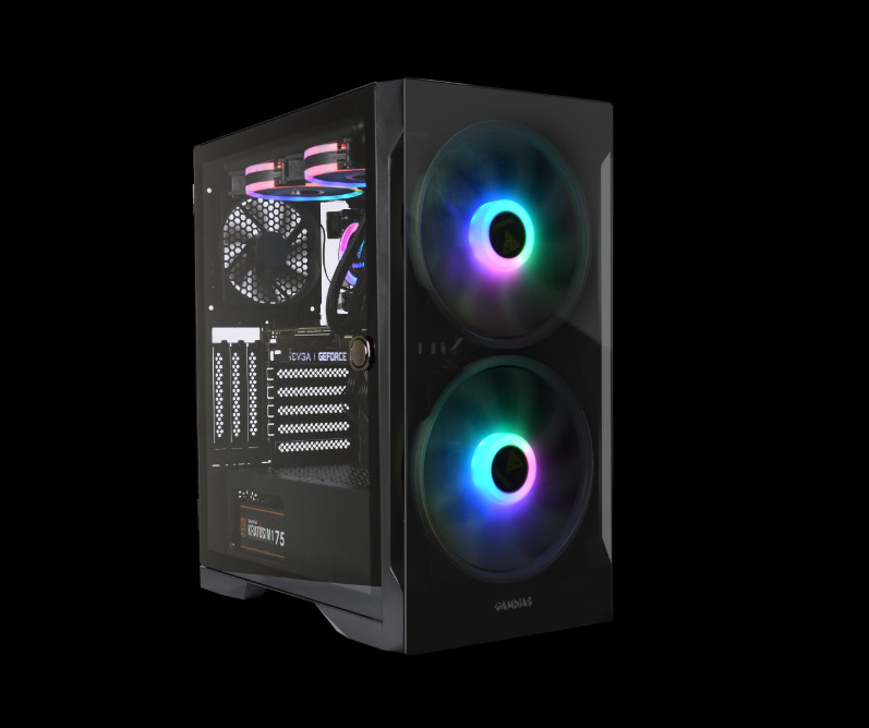 GAMDIAS Apollo E2 Elite Gaming Case Mid Tower ATX 2 x 200mm ARGB Fan