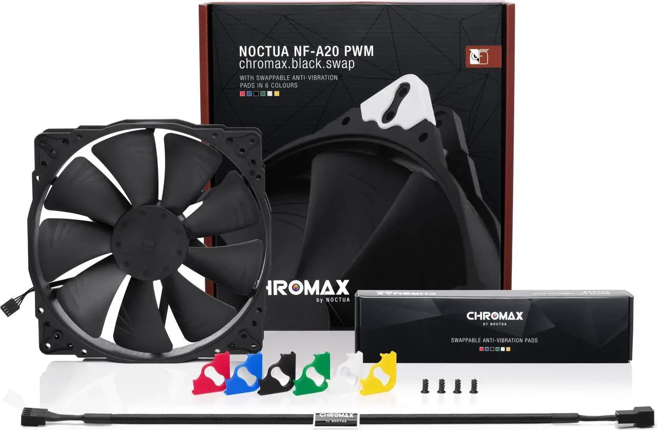 Noctua NF-A20 PWM, Premium Quiet Fan, 4-Pin (200x30mm, Brown)