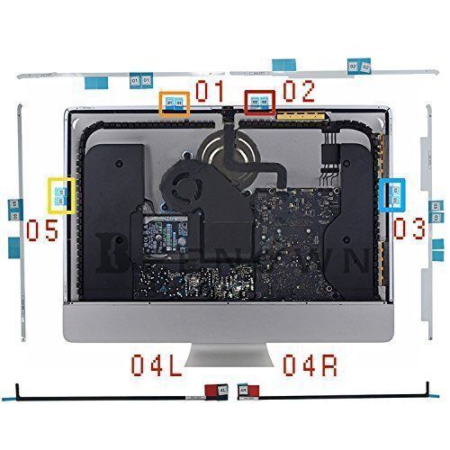 For iMac 21.5″ 2012 – 2017 A1418 LCD Screen Adhesive Strip Sticker Tape Repair