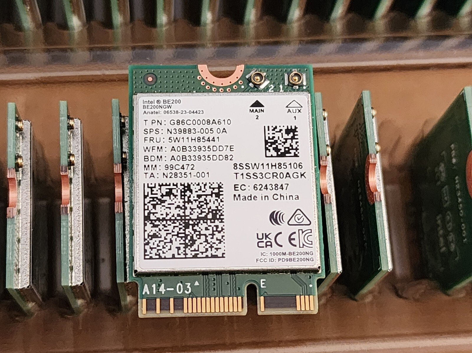 Intel BE200 Wi-Fi 7 wireless & Bluetooth for Aorus X590 motherboard