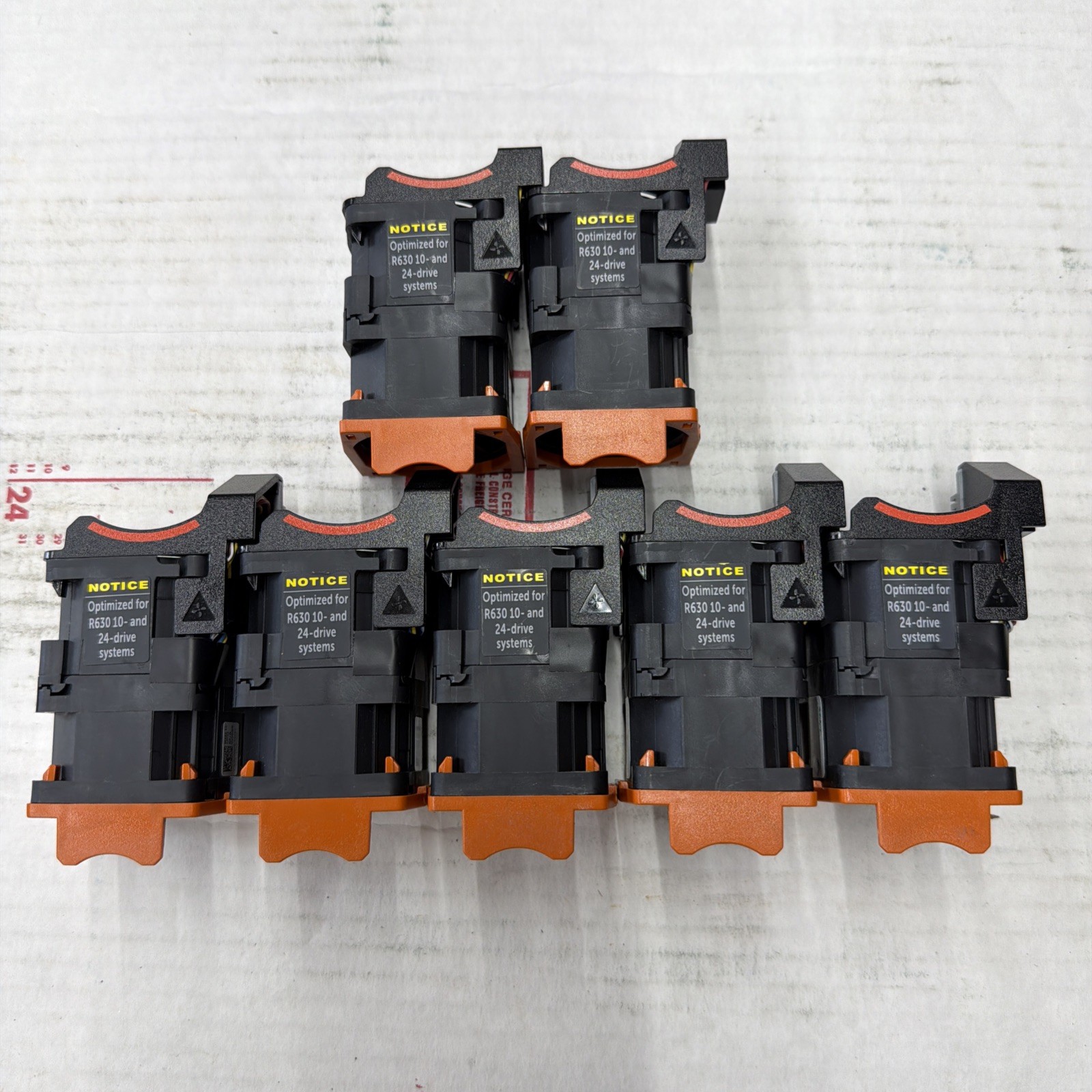 LOT OF 8 Nidec UltraFlo Hot Plug Cooling Fan R40W12BS1NB8-07A02 VV0W-A01