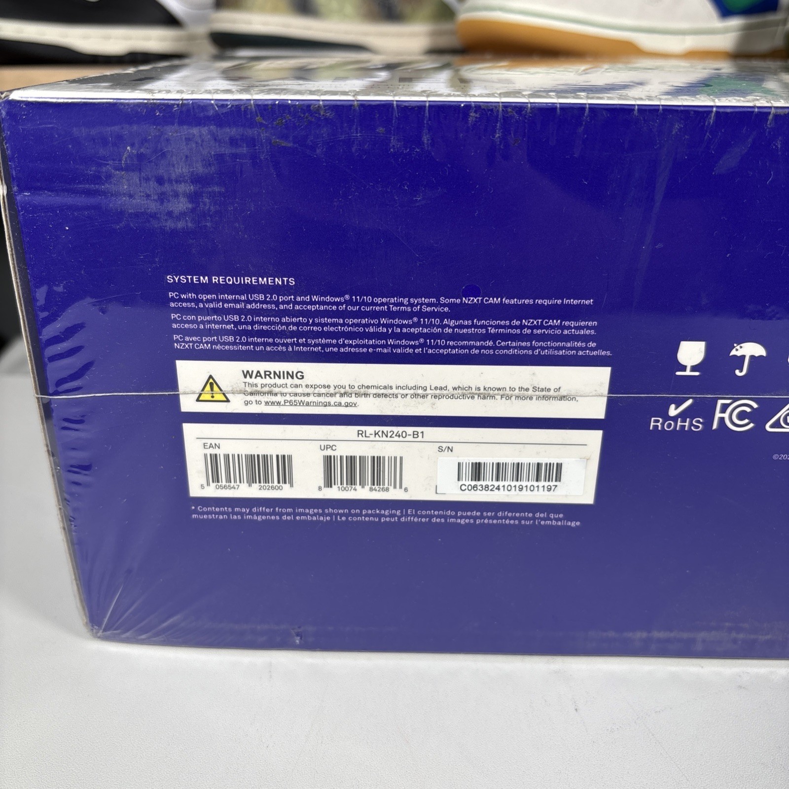 NZXT Kraken 240 Liquid CPU Cooler RL-KN240-B1 Black Dual 120mm Fans