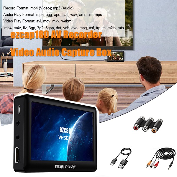 VCR VHS Video to Digital Converter 3.0 Third Generation USB Device V0