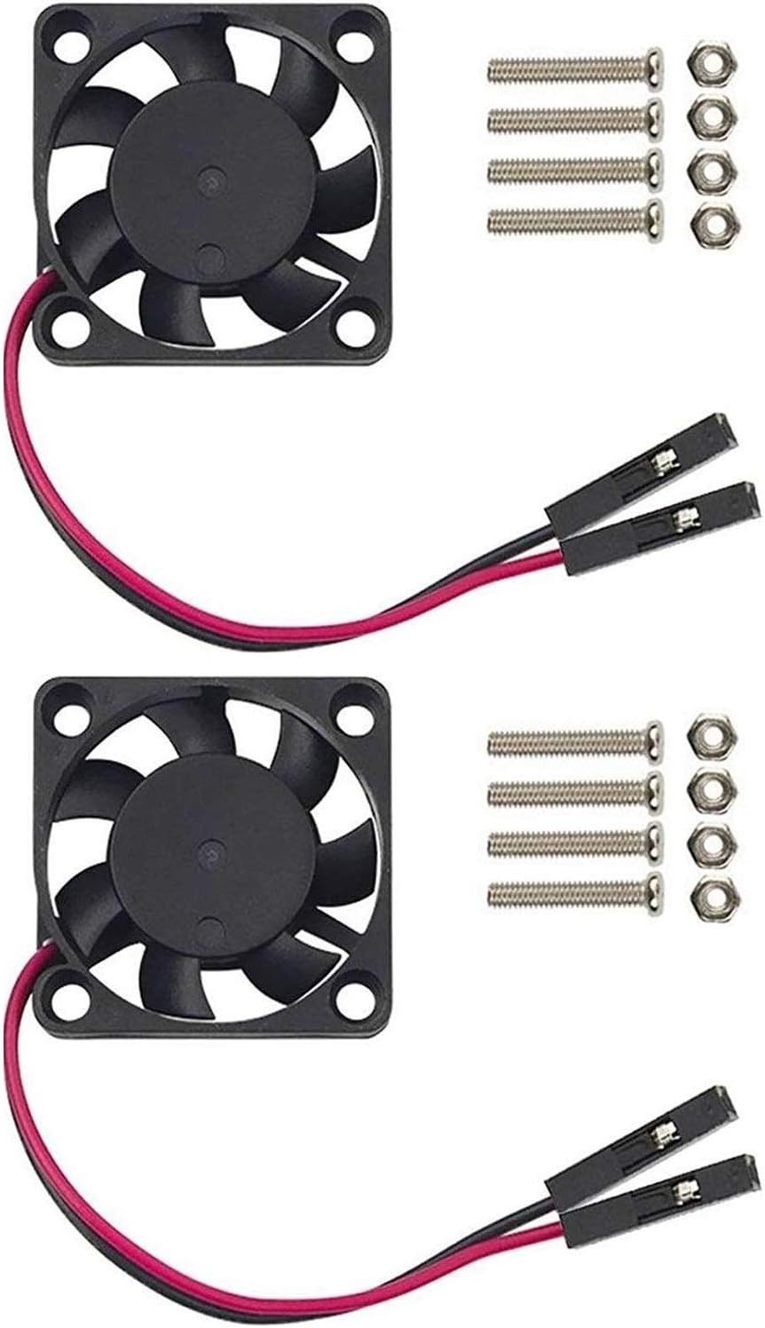 Raspberry Pi Fan 30x30x7mm, Raspberry Pi Cooling Fan Brushless 3.3V 5V DC Qui…