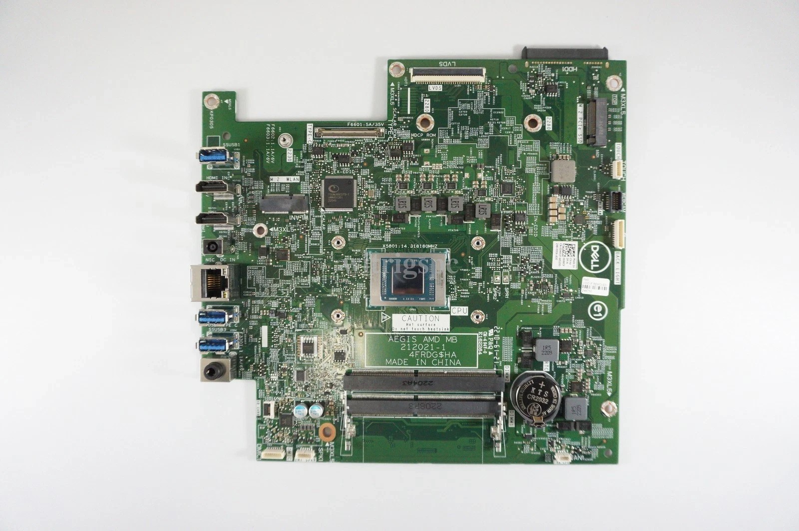 DKKCF DELL INSPIRON 24 5415 AMD RYZEN 5 5625U ALL-IN-ONE DESKTOP MOTHERBOARD