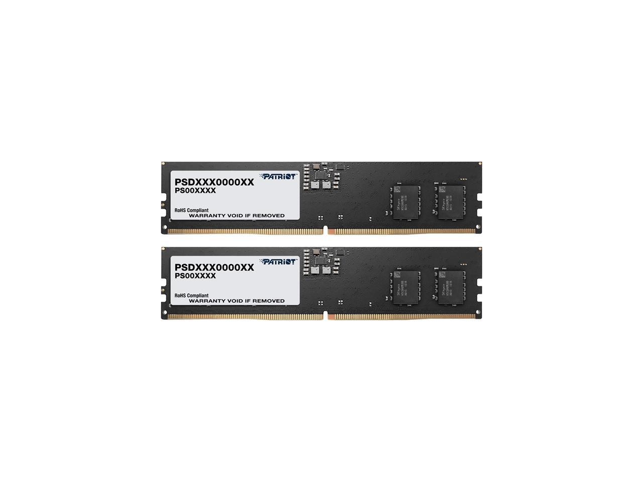 Patriot Signature Line 32GB (2 x 16GB) 288-Pin PC RAM DDR5 4800 (PC5 38400)