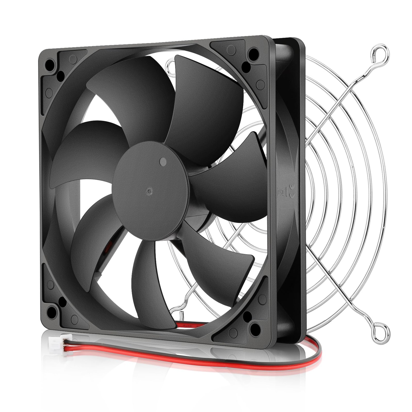 DC 120mm x 25mm 24Volt PC Case Brushless Cooling Fan Dual Ball Bearing High S…