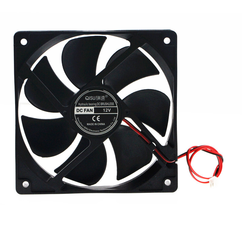 12025 DC Brushless Cooling Fan Mini Silent 3.7V 5V 9V 12V 18V 24V 1000-3000RPM