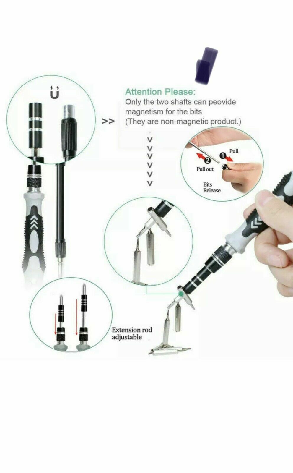 Drone Hex Nut Screwdriver Set Repair Tool Kit for RC Traxxas Car Helicopter Boat