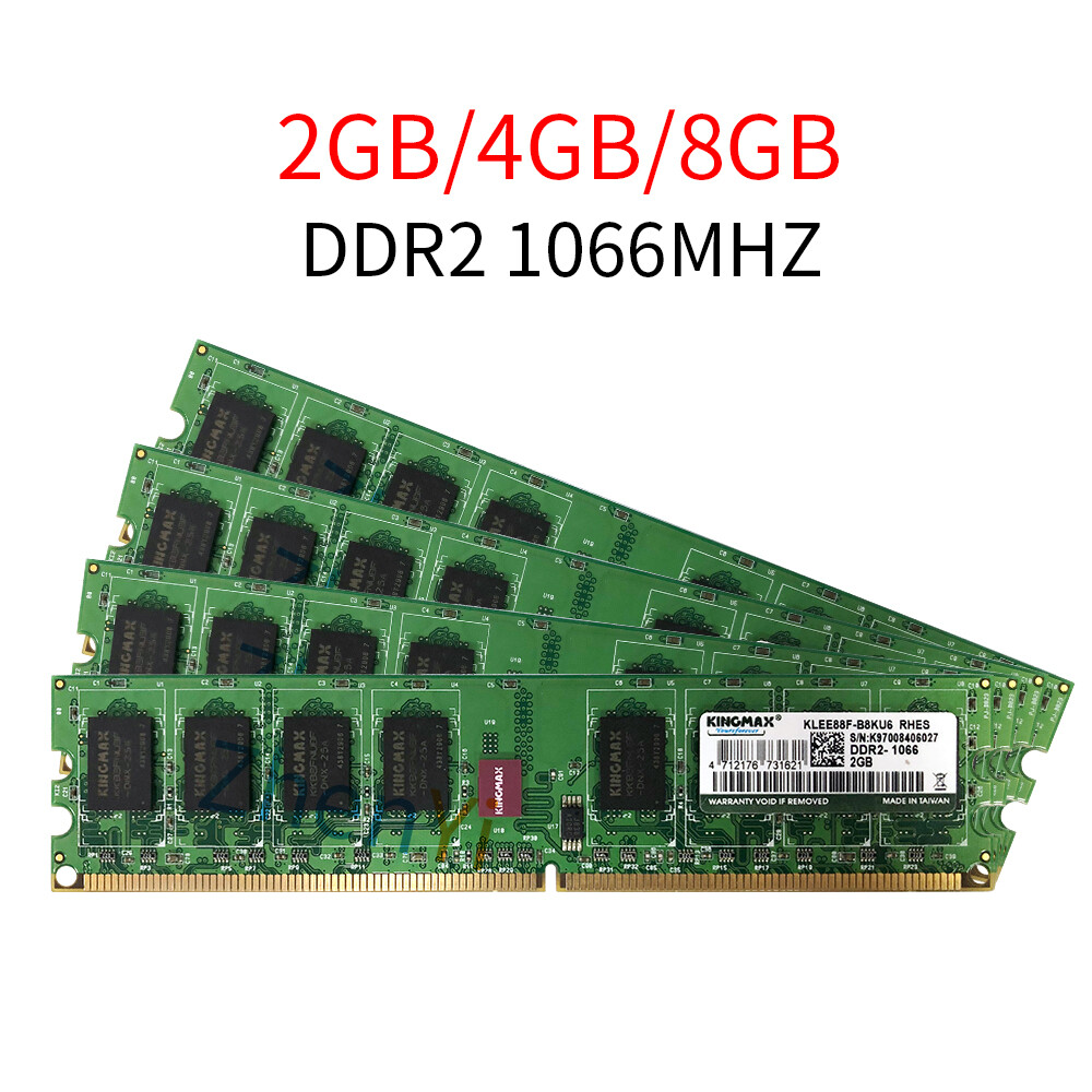 8GB 4GB 2GB DDR2 1066MHz PC2-8500U 240Pin OC DIMM RAM Desktop Memory For Kingmax