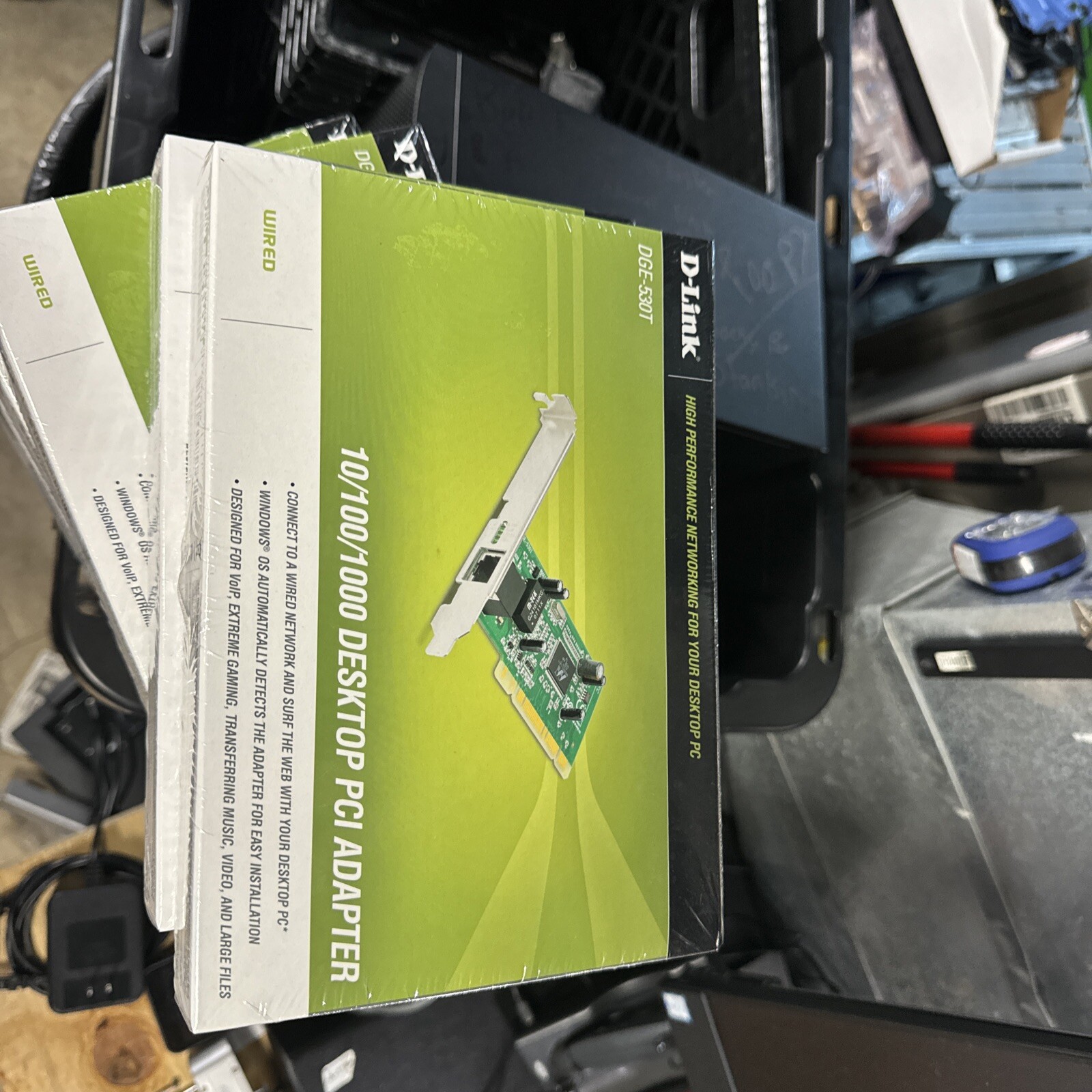 D-Link DGE-530T 10/100/1000 Desktop PCI Adapters – NEW