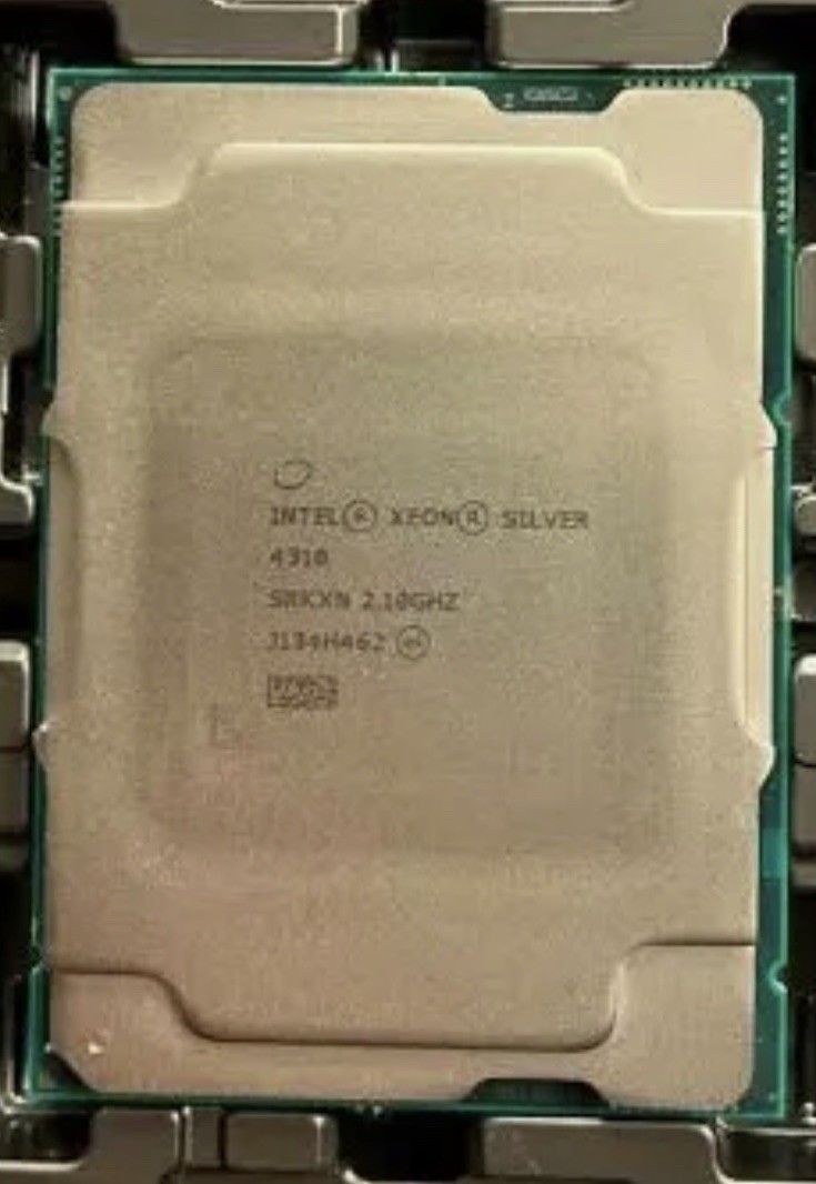 INTEL XEON SILVER 4310 SRKXN 12 CORE 2.10GHZ 18MB 120W FCLGA4189 CPU PROCESSOR