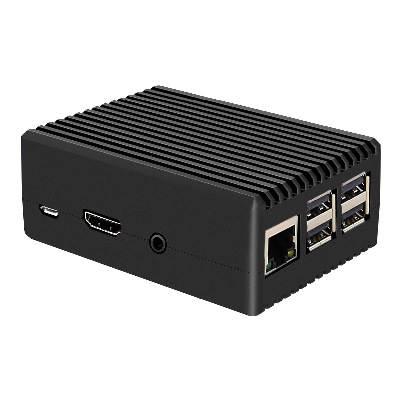 For Raspberry Pi 3 B+ Case, Aluminum Alloy Heavy Duty Passive Cooling Metal Case