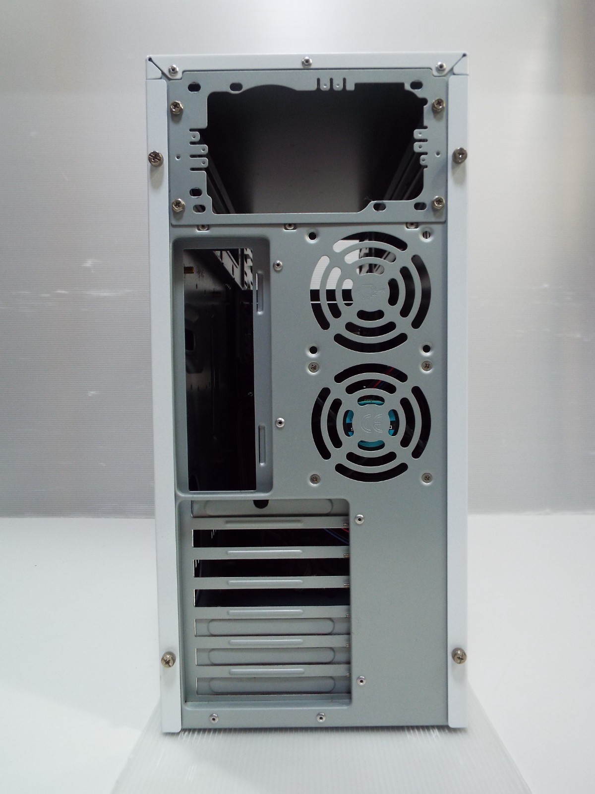 KEIAN KN-1000A White Mid Tower Computer Case Clear Acrylic panel PC Case