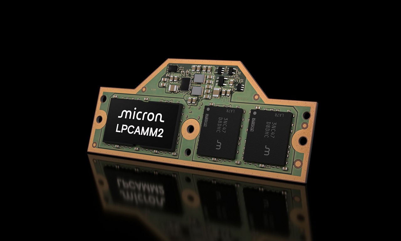 Micron LPDDR5X-7500 LPCAMM2 16GB 1 Module Notebook RAM CT32Q75C2LP5X