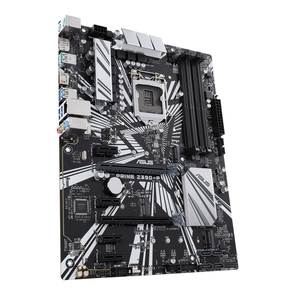 Intel Z390 ASUS PRIME Z390-P LGA1151 ATX Dual M.2 ddr4 4266MHz HDMI USB3.1 Gen2