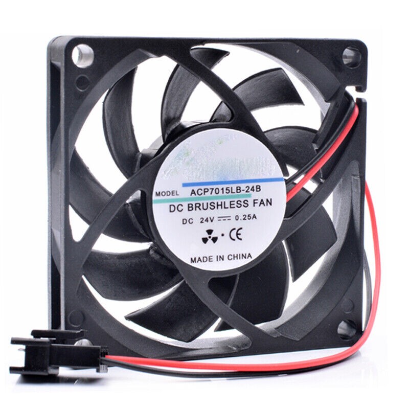 ACP7015LB-24B 70mm 7015 70x70x15mm DC24V 0.25A double ball inverter cooling fan