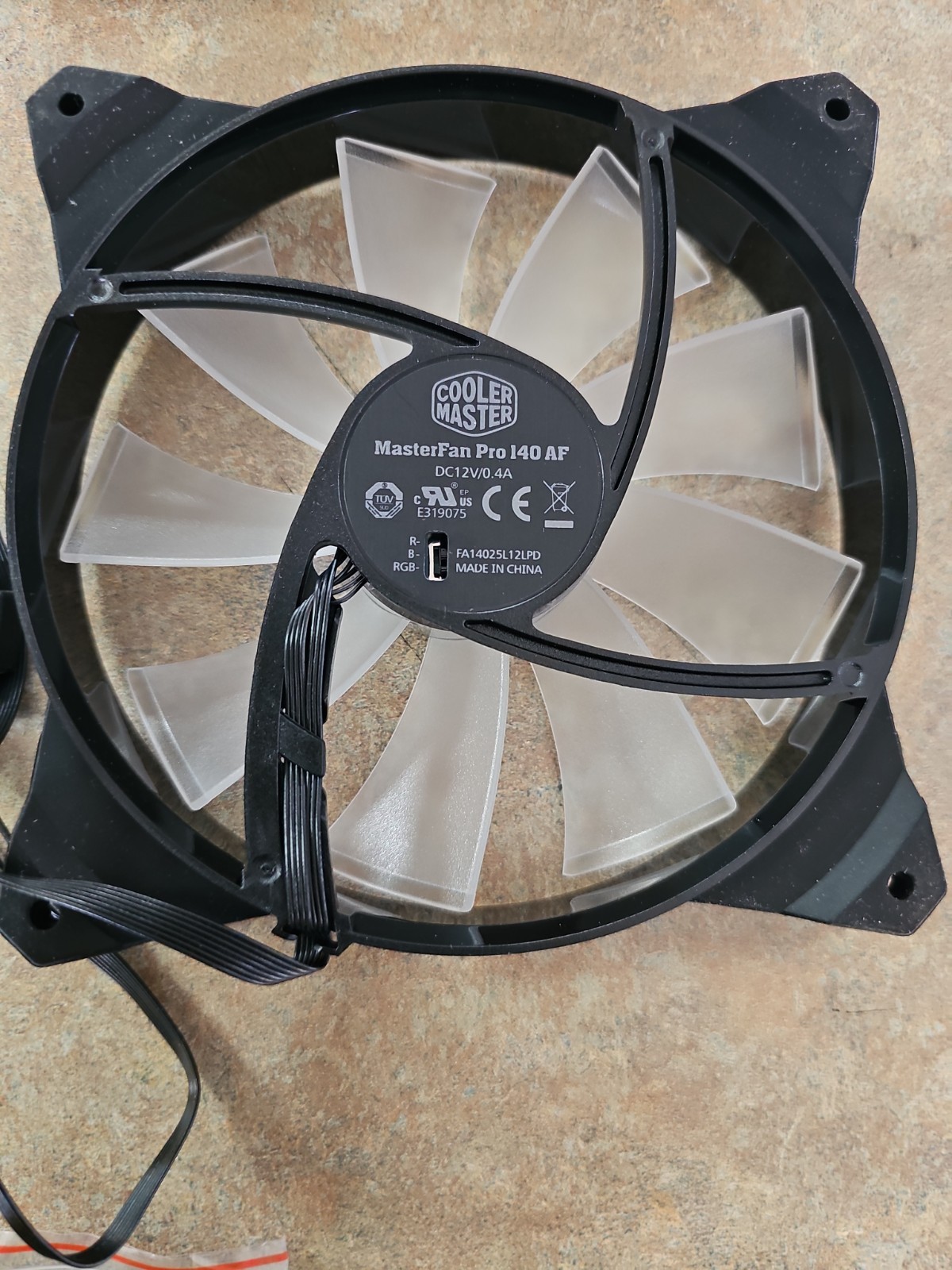Cooler Master MasterFan Pro 140 Air Flow RGB 140mm Case Fan (MFY-F4DN-08NPC-R1)