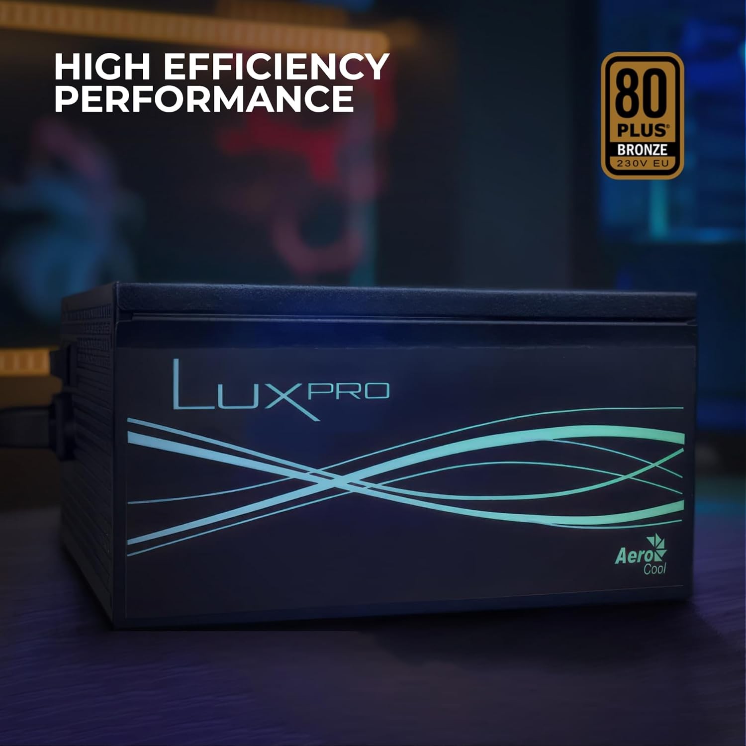 Aerocool Luxpro750 Power Supply 750W 80Plus Bronze 230V EU Certified Black