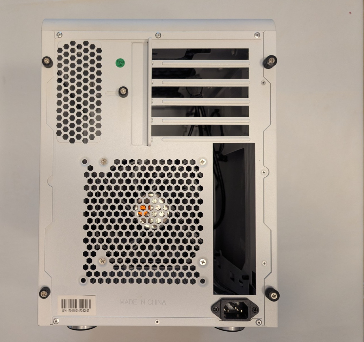 BitFenix Phenom M Nvidia Edition MicroATX Mini Tower Case – White