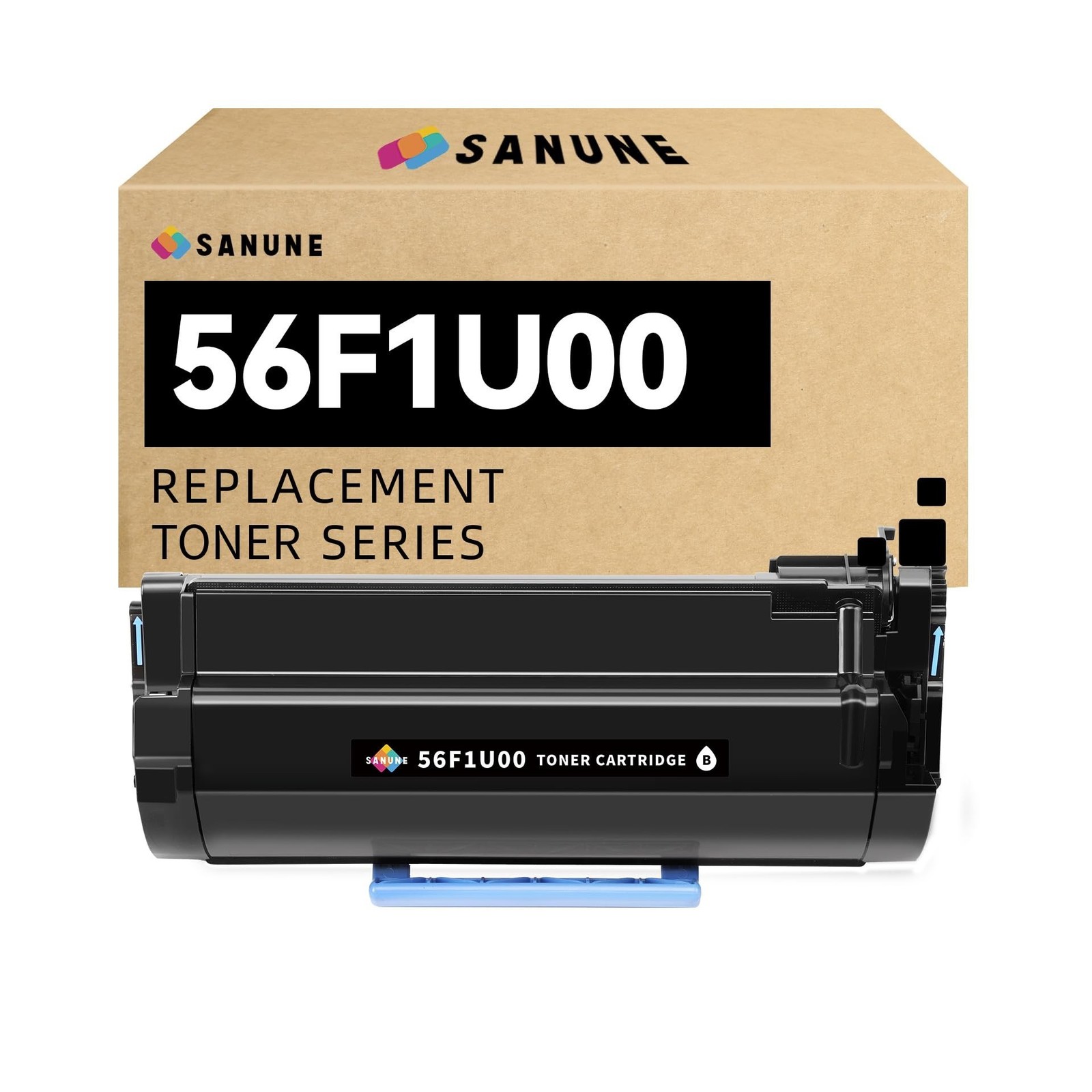 56F1U00 Ultra High Yield Toner Cartridge Raplacement for Lexmark 56F1U00 Blac…