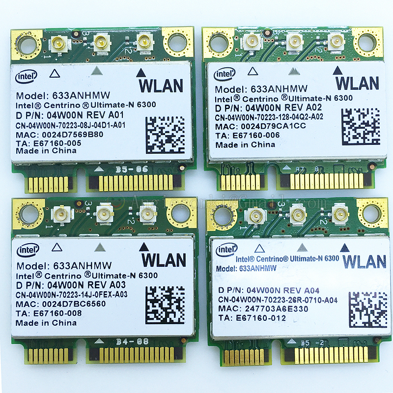 Intel Centrino Ultimate-N 6300 Wireless Card 802.11ABGN WiFi Adapter for Dell