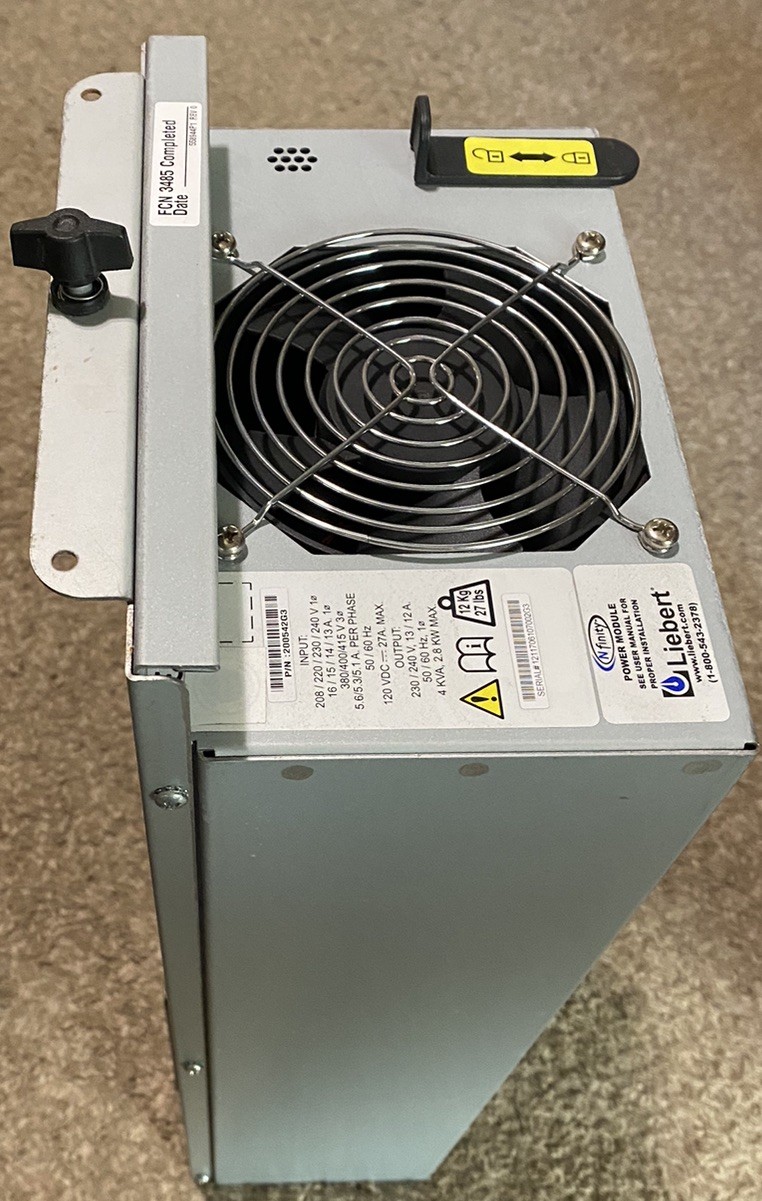 LIEBERT NFINITY VERTIV POWER MODULE NPMOD 4 KVA 240 VAC 13 AMP 200542G3 – NW2