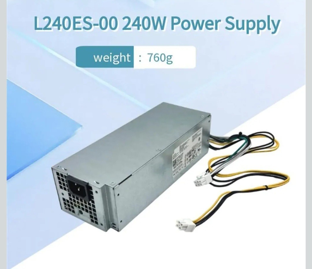 For Dell Optiplex MT Mini Tower 3050 5050 7050 240W Power Supply H240ES-02 J61WF