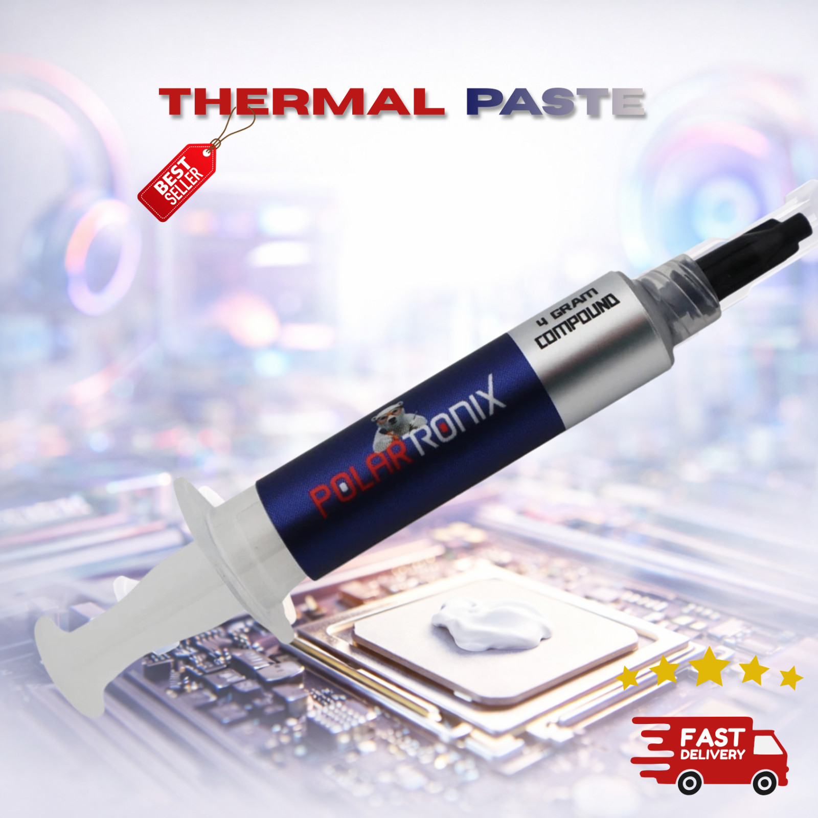 Thermal Paste for Computer CPU GPU Laptop 12.8W/mk Made in USA 4 Gram US