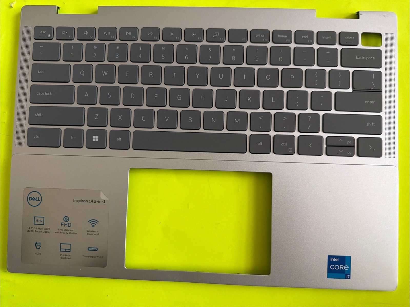 Dell Inspiron 7435 7430 2-in-1 Laptop Us/Eng Kbd Palmrest 0MF0F1 R20,19