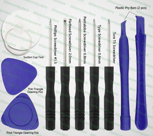 LCD Screen Replacement Kit Screwdriver and Other Laptop Repair