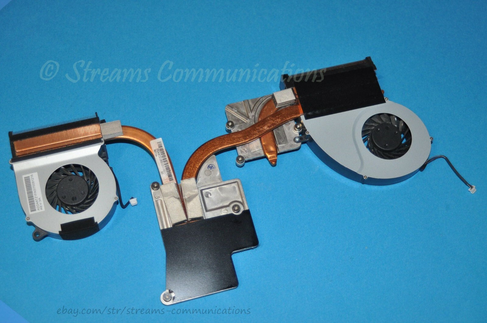 TOSHIBA Qosmio X505 X505-Q865 18.4 in Laptop Heatsink w/ Cooling Fans