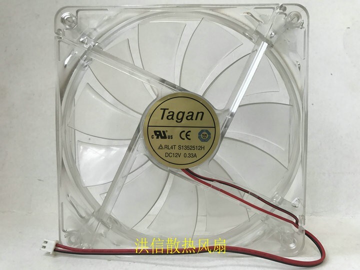 Tagan RL4T S1352512H DC12V 0.33A 13.5CM 135mm 2Pin Fan