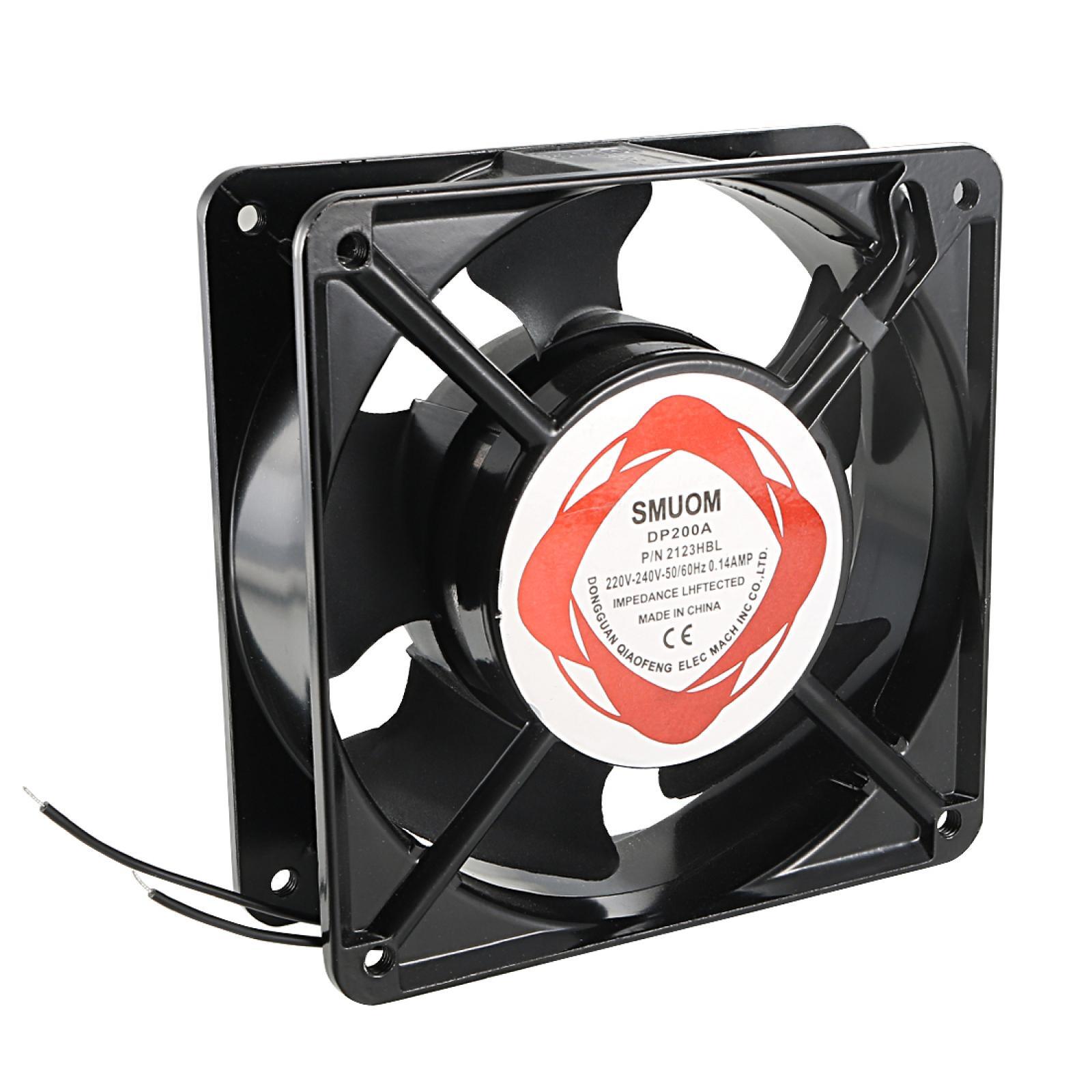 Cooling Fan DP200A AC 220-240V 0.14A Dual Ball Bearings 120mm x 120mm x 38mm
