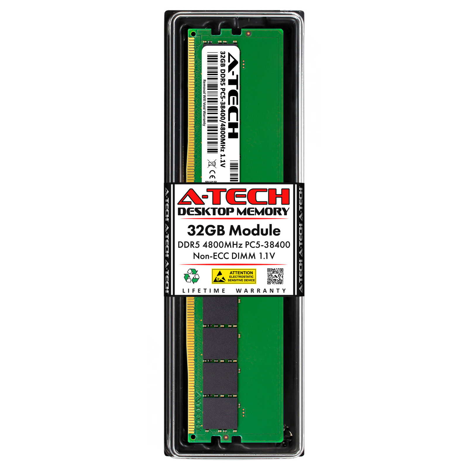 32GB DDR5 PC5-38400 Micron MTC16C2085S1UC48BA1 Equivalent Desktop Memory RAM