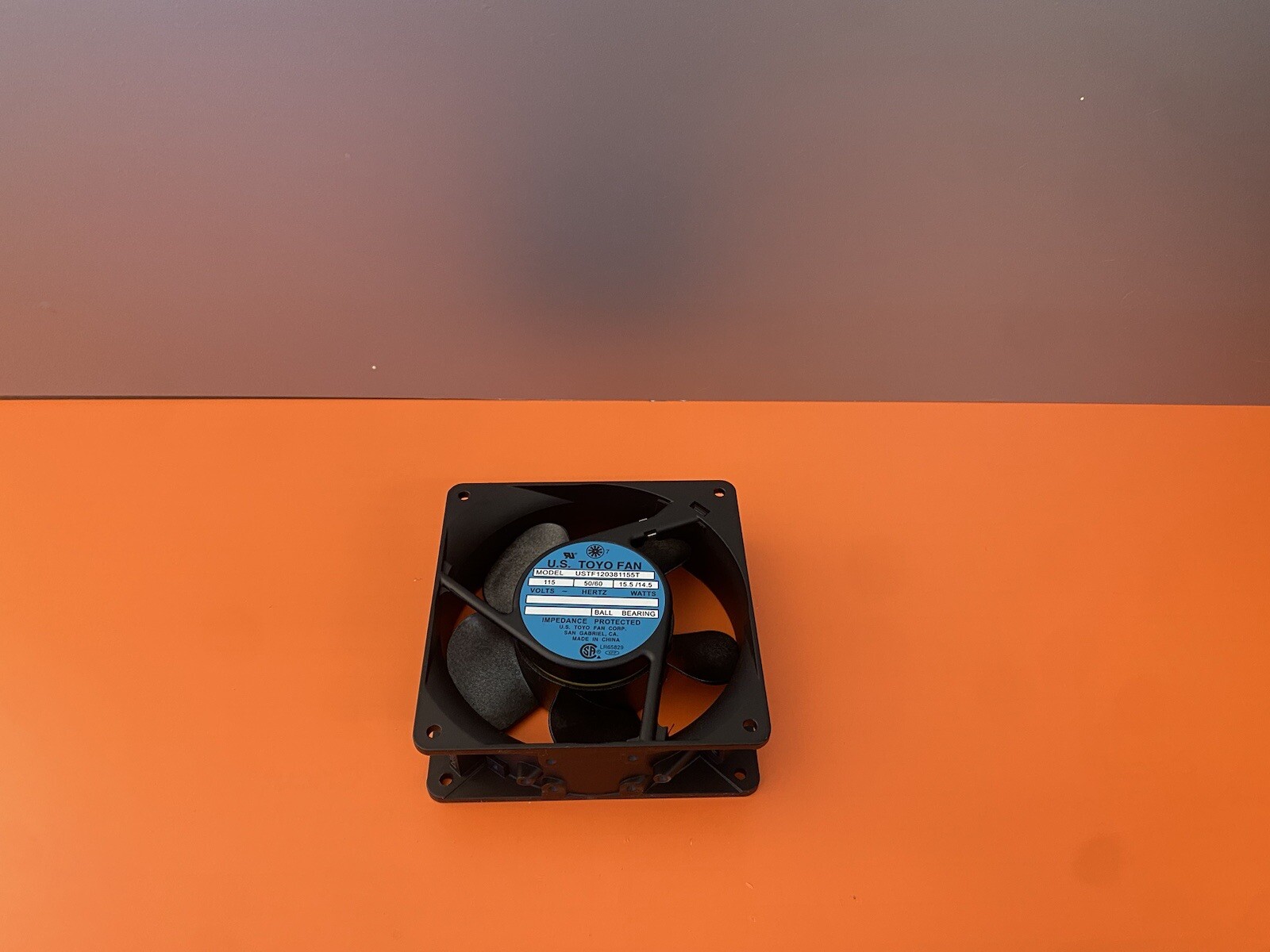U.S Toyo Fan. Cooling Fan 115V 50/60Hz 15.5/14.5 Watts USTF120381155T