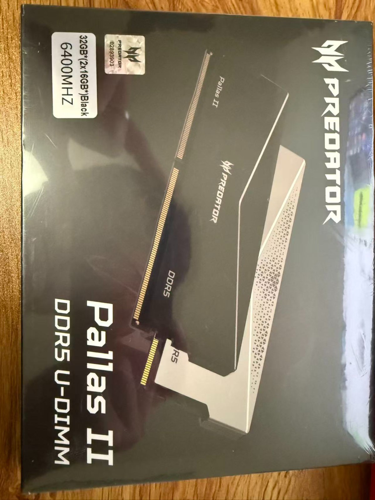 Acer Predator pallas ll ddr5 6400mhz cl32