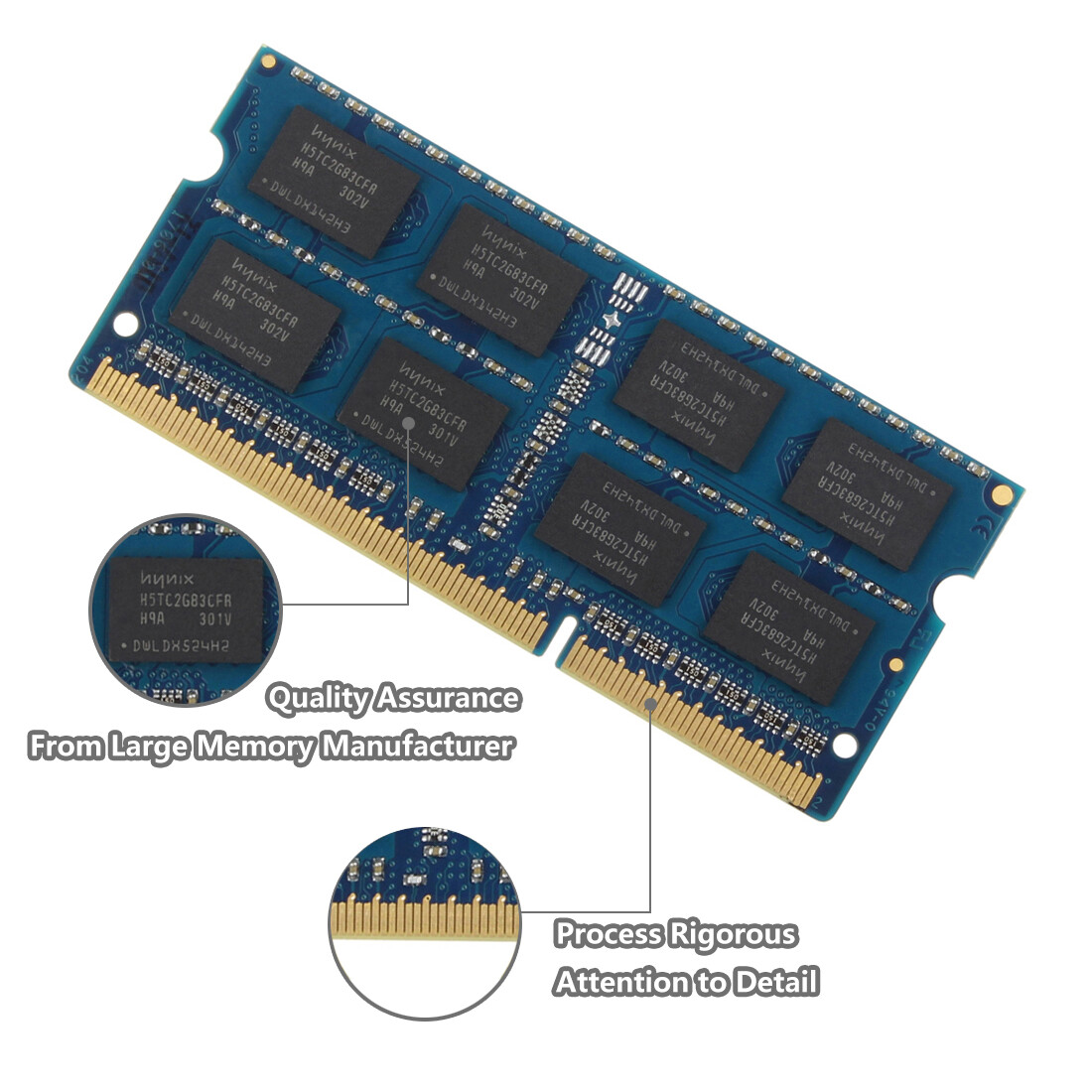 8GB 2X4GB 4G 8G 2Rx8 PC3-8500S DDR3 1066Mhz 204PIN SO-DIMM Laptop Memory RAM GS