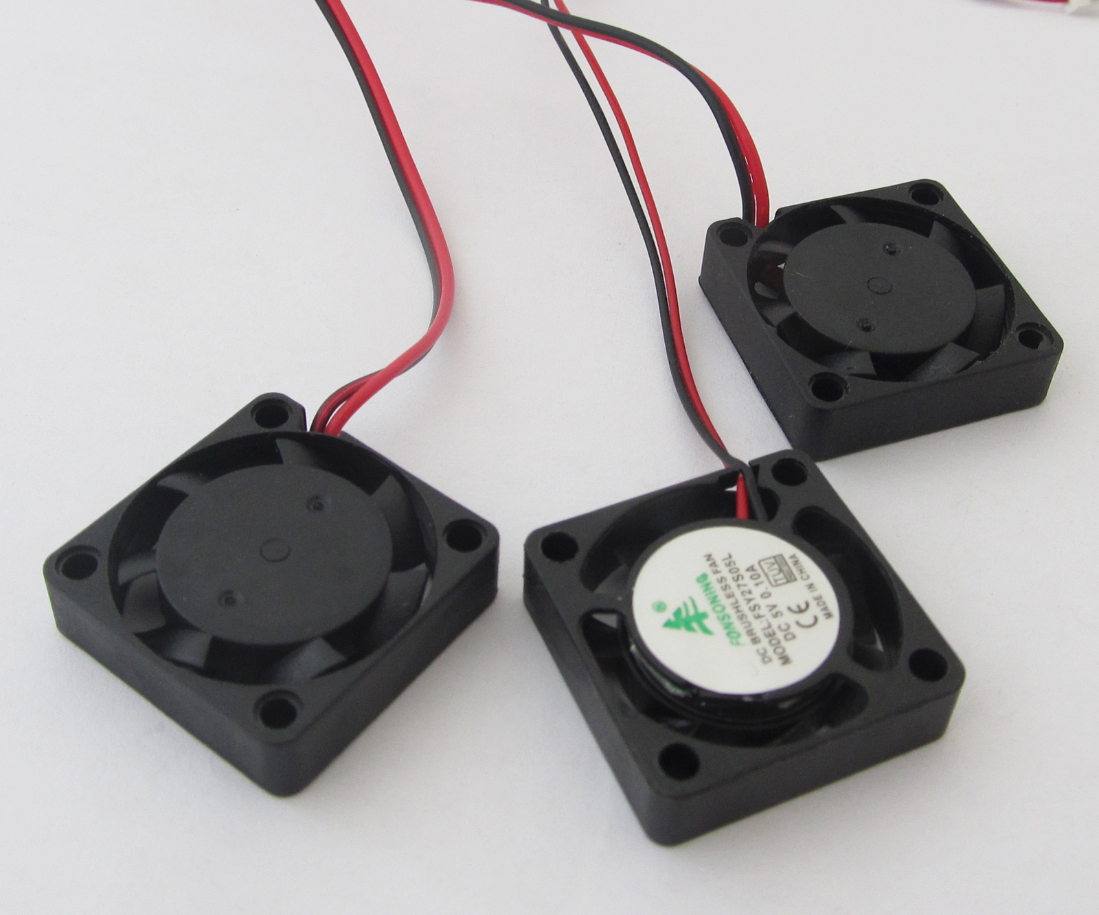 10pcs Mini Brushless DC Cooling Fan 25x25x7mm 25mm 2507 5V 0.10A 7 blades 2pin