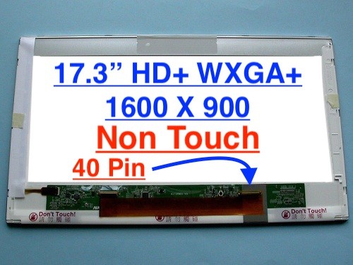LCD SCREEN FOR B173RW01 V.0 BOTTOM RIGHT CONNECTOR 17.3