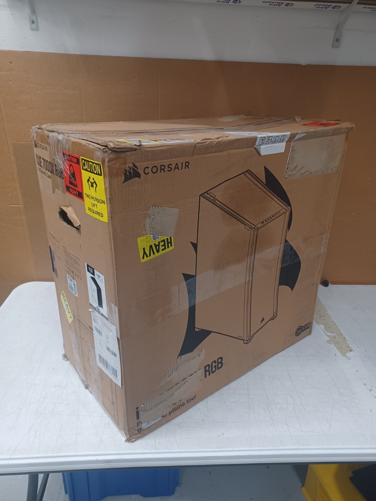 Corsair iCUE 7000X RGB Tempered Glass Full-Tower ATX PC Case Black CC-9011226-Ww