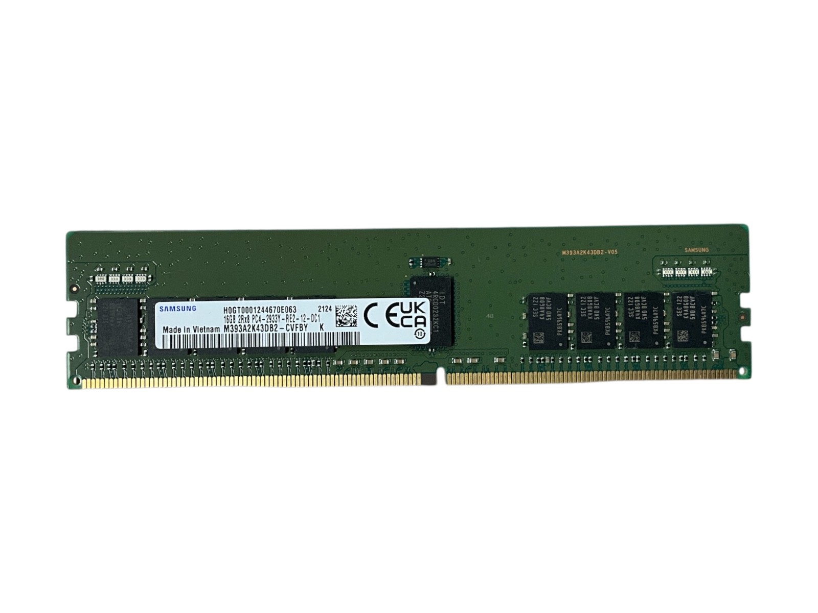 Samsung 16GB DDR4 2933 ECC RDIMM PC4-2933Y M393A2K43DB2-CVFBY