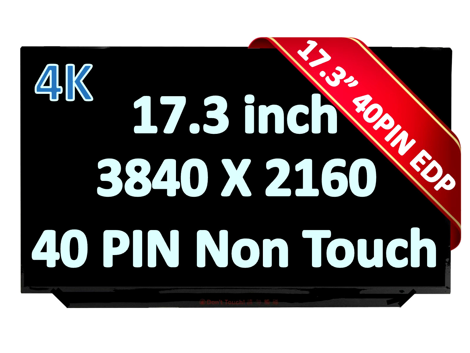 44TRN New 17.3″ UHD 3840×2160 HDR400 044TRN LED LCD Screen Dell Precision 7750