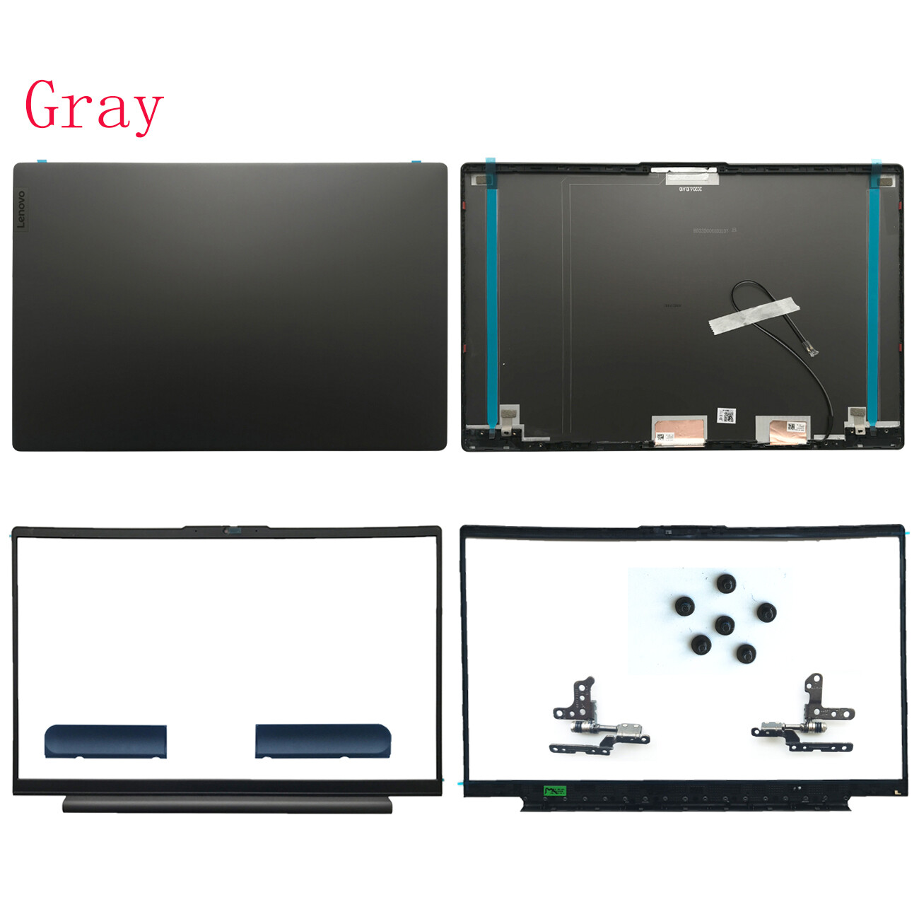 New Back Cover Front Bezel Hinges For Lenovo ideapad 5 15IIL05 15ARE05 15ITL05