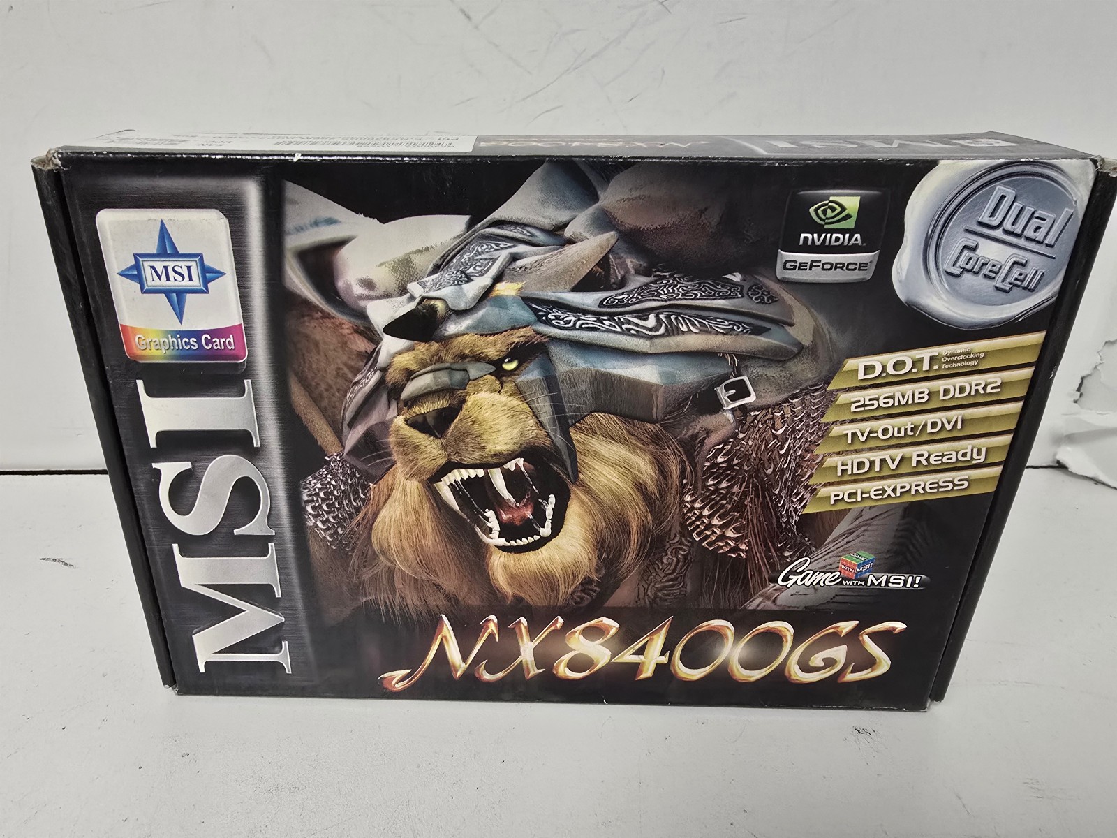 MSI NX8400GS-TD256E 256MB PCIe Graphics Card NVIDIA GeForce 8400 GS